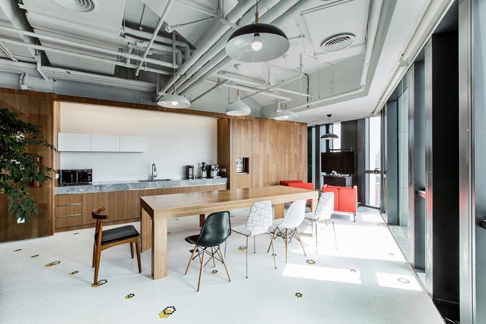 上海辦公室茶水間這樣設計，怎么看都不會膩！