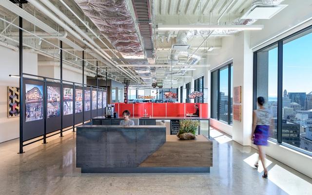 樂(lè)享純凈藍(lán)天白云之境！在Gensler設(shè)計(jì)公司辦公室工作倍兒