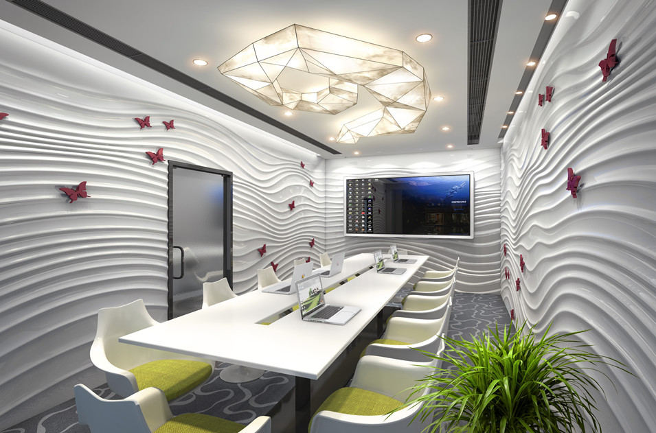 辦公室天花板裝飾的方法有哪些？開敞式辦公室吊燈裝飾如