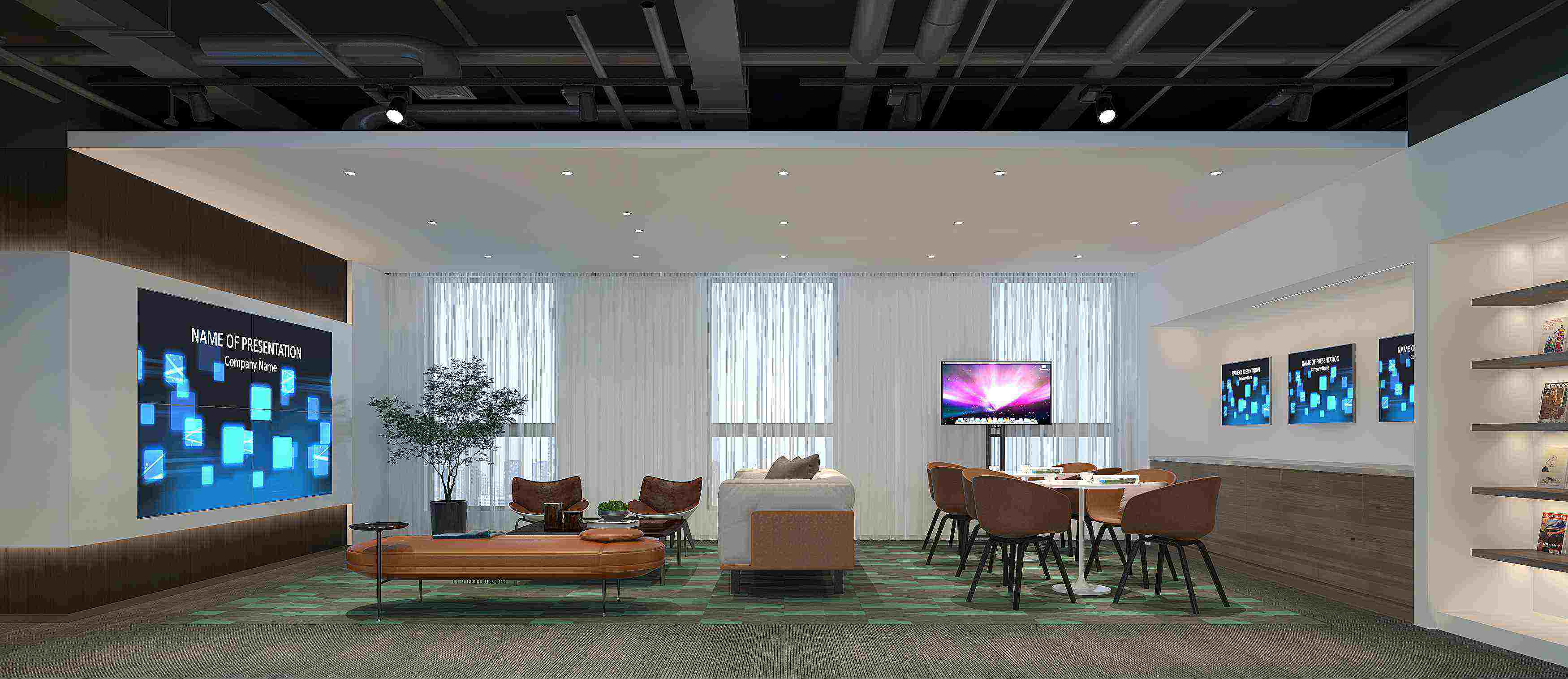 辦公室接待區(qū)該如何設(shè)計(jì)？辦公室小洽談室裝修設(shè)計(jì)效果圖